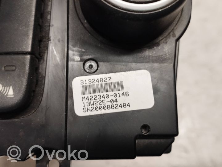 Volvo V60 Mascherina climatizzatore/regolatore riscaldamento 31324827