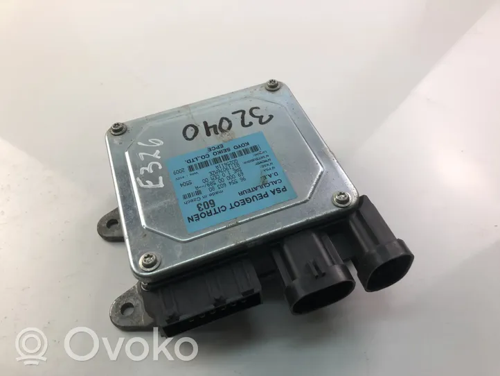 Peugeot 1007 Unité de commande, module ECU de moteur 9655460380