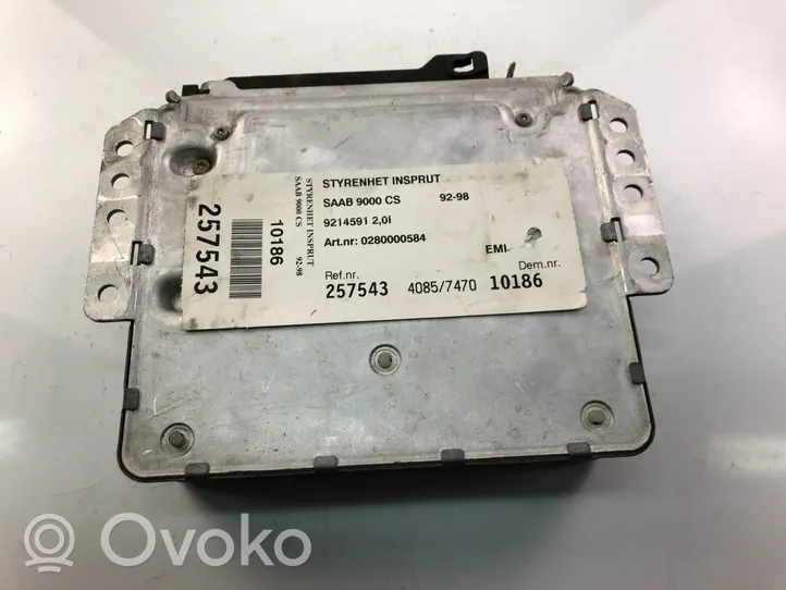 Saab 9000 CD Komputer / Sterownik ECU silnika 9119470