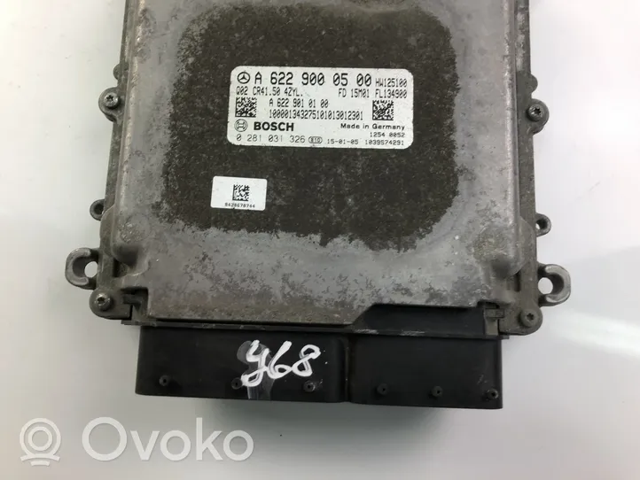 Mercedes-Benz Vito Viano W447 Unité de commande, module ECU de moteur A6229000500