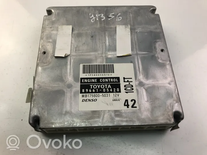 Toyota Avensis T220 Unité de commande, module ECU de moteur 8966105420