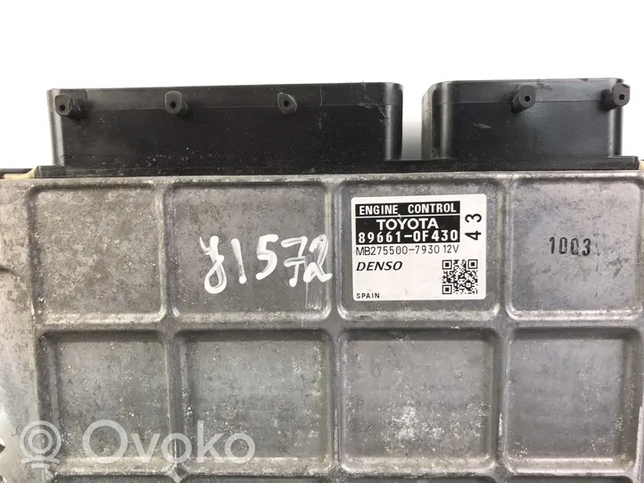 Toyota Verso Centralina/modulo motore ECU 896610F430