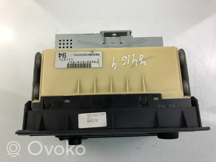 Honda Accord Radio/CD/DVD/GPS-pääyksikkö 79600S1A941