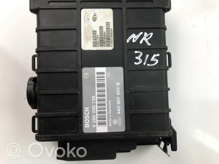 Volkswagen Golf II Komputer / Sterownik ECU silnika 443907403G