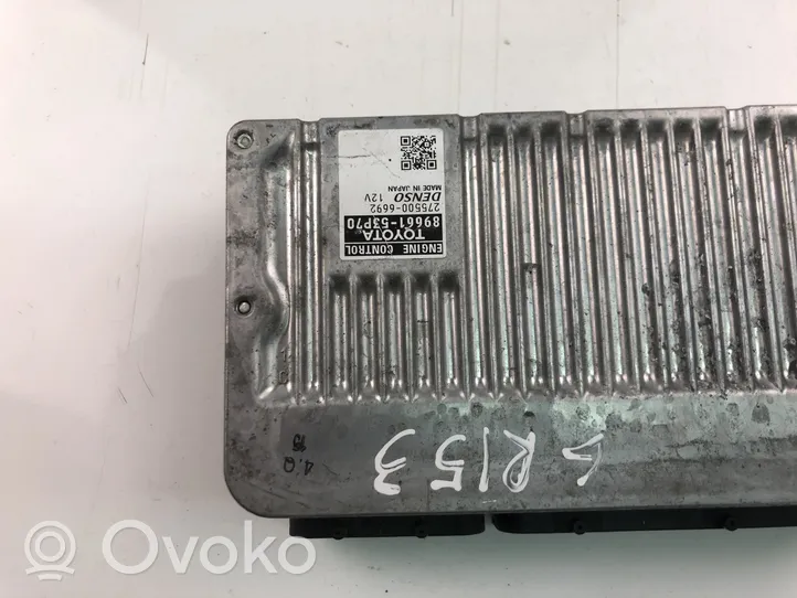 Lexus IS III XE30 Unité de commande, module ECU de moteur 8966153P70