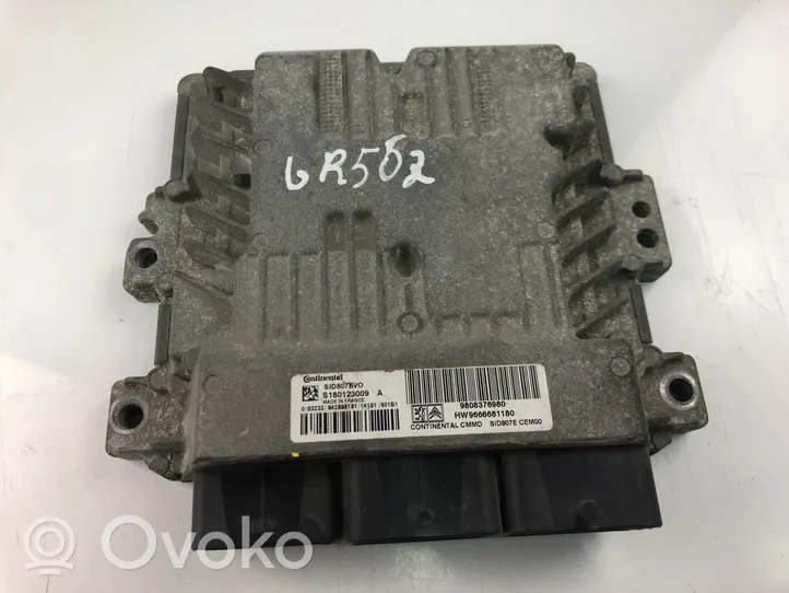 Citroen C4 Grand Picasso Unité de commande, module ECU de moteur 9808376980