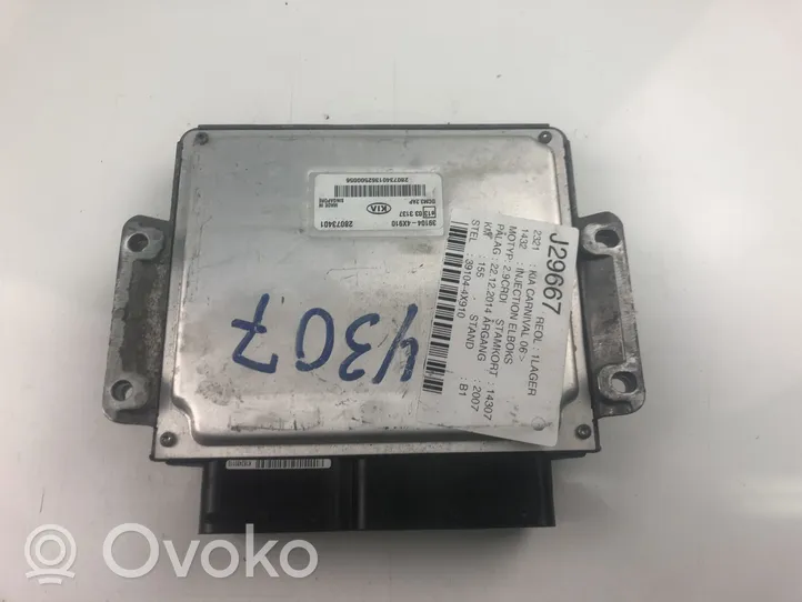 KIA Carnival Engine control unit/module ECU 391044X910