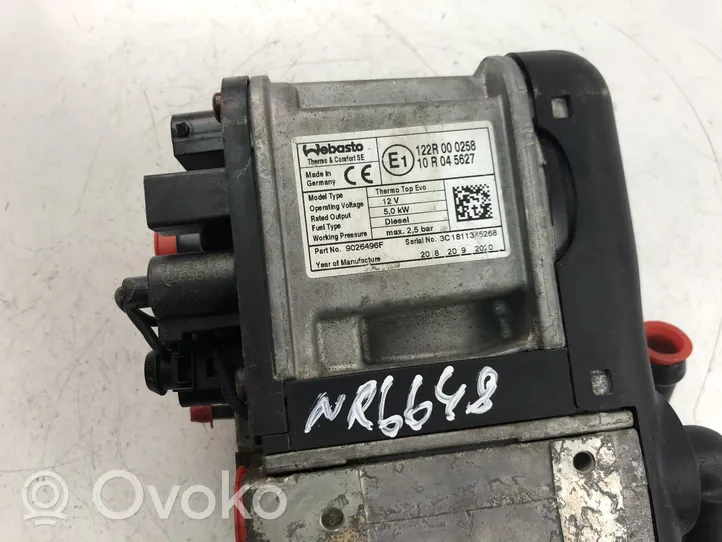 Toyota RAV 4 (XA40) Linea/tubo combustibile del riscaldamento ausiliario Webasto 10R045627