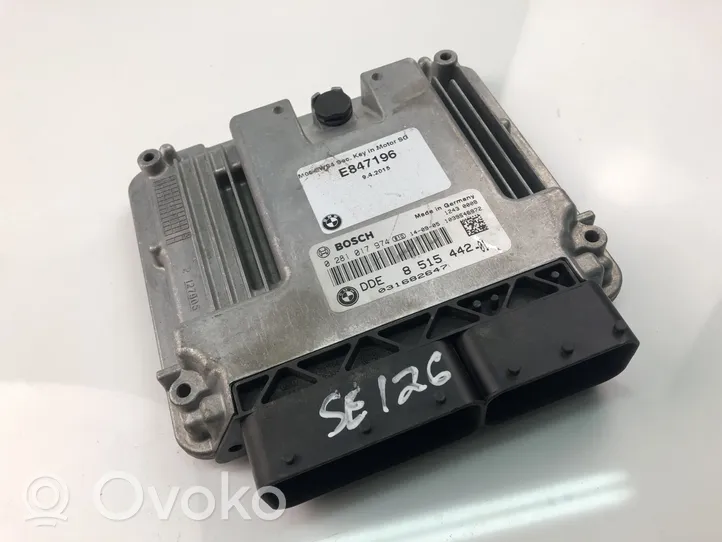 BMW 3 F30 F35 F31 Unité de commande, module ECU de moteur 8515442