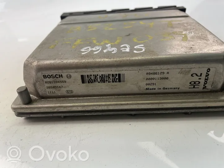 Volvo S80 Unité de commande, module ECU de moteur 09486129A