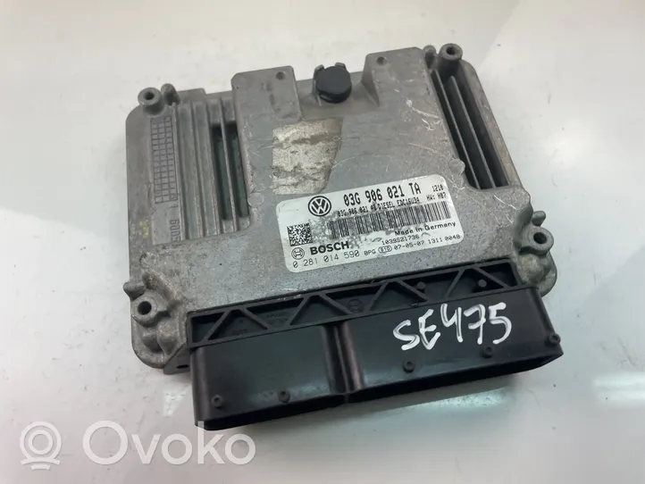 Volkswagen Eos Komputer / Sterownik ECU silnika 03G906021TA