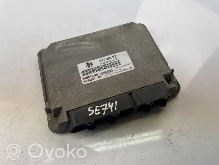 Seat Arosa Unité de commande, module ECU de moteur 047906027