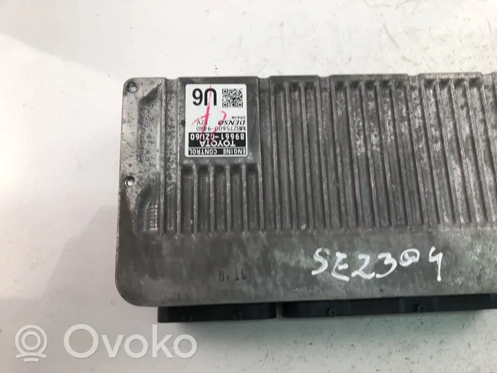 Toyota Auris E180 Moottorin ohjainlaite/moduuli (käytetyt) 896610ZU60