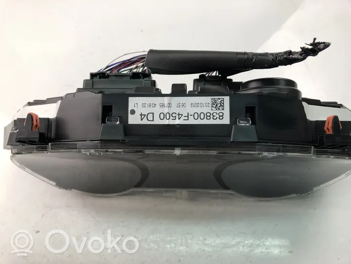 Toyota C-HR Compteur de vitesse tableau de bord 83800F4500