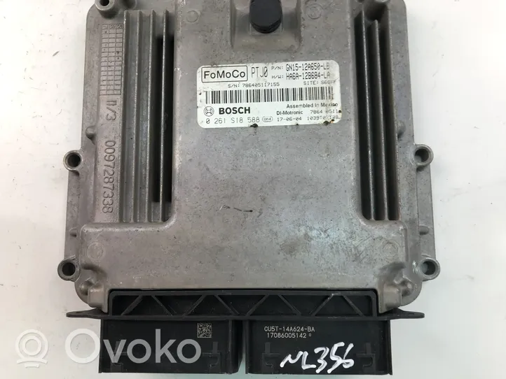 Ford Fiesta Unité de commande, module ECU de moteur GN1512A650LB