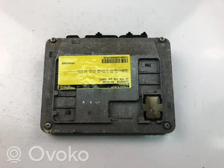 Volkswagen Fox Unité de commande, module ECU de moteur 03D906023B