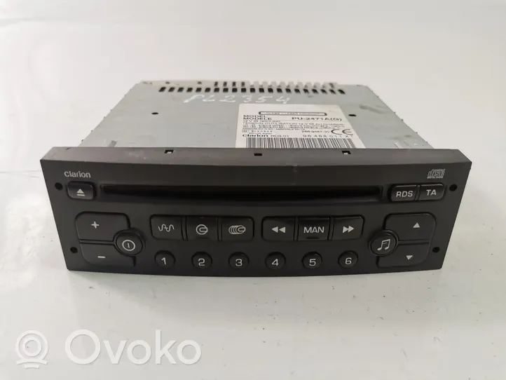 Peugeot 206 CC Radio/CD/DVD/GPS-pääyksikkö 96488011XT