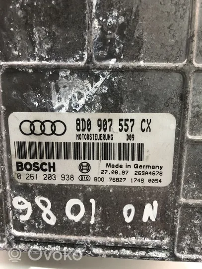 Audi A4 S4 B5 8D Komputer / Sterownik ECU silnika 8D0907557CX