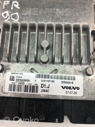 Volvo V50 Komputer / Sterownik ECU silnika 31211071AA