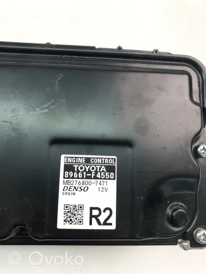 Toyota C-HR Unité de commande, module ECU de moteur 89661F4550