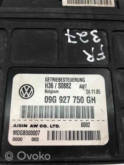 Volkswagen Polo Sterownik / Moduł skrzyni biegów 09G927750GH