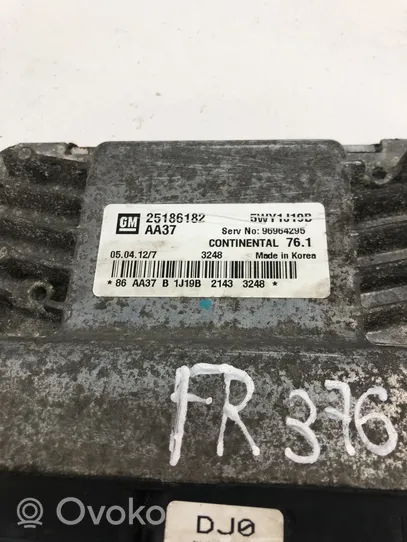 Chevrolet Cruze Komputer / Sterownik ECU silnika 25186182