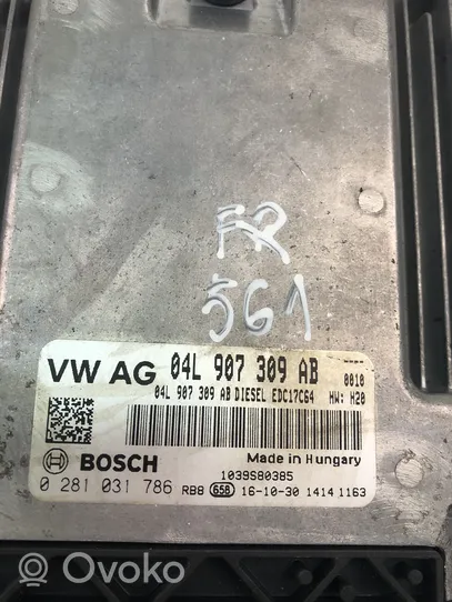 Audi Q3 8U Motora vadības bloka ECU 04L907309AB