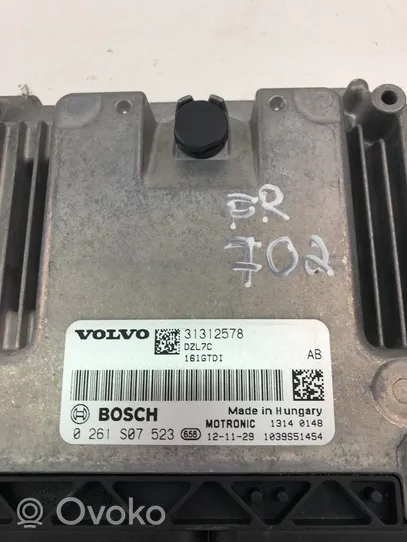 Volvo S60 Komputer / Sterownik ECU silnika 31312578