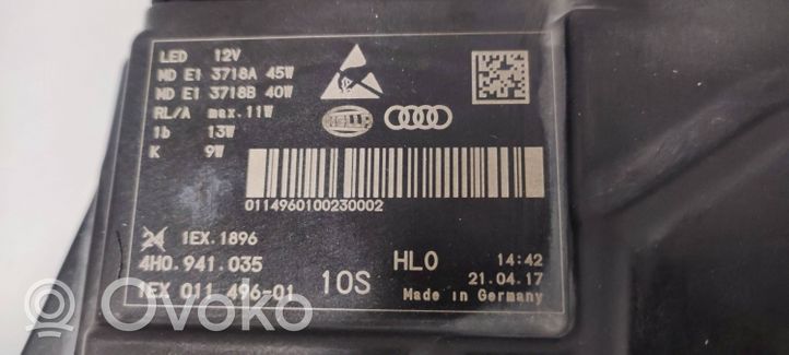 Audi A8 S8 D4 4H Faro/fanale 4H0941035