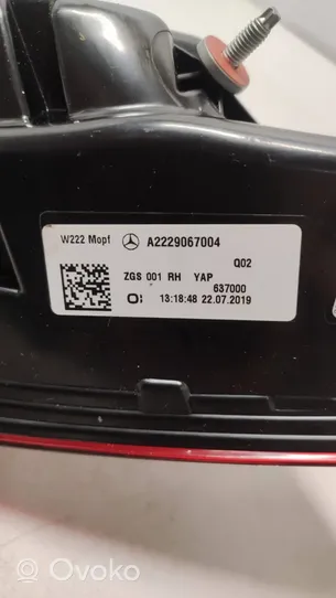 Mercedes-Benz S W222 Riflettore fanale posteriore A2229067004