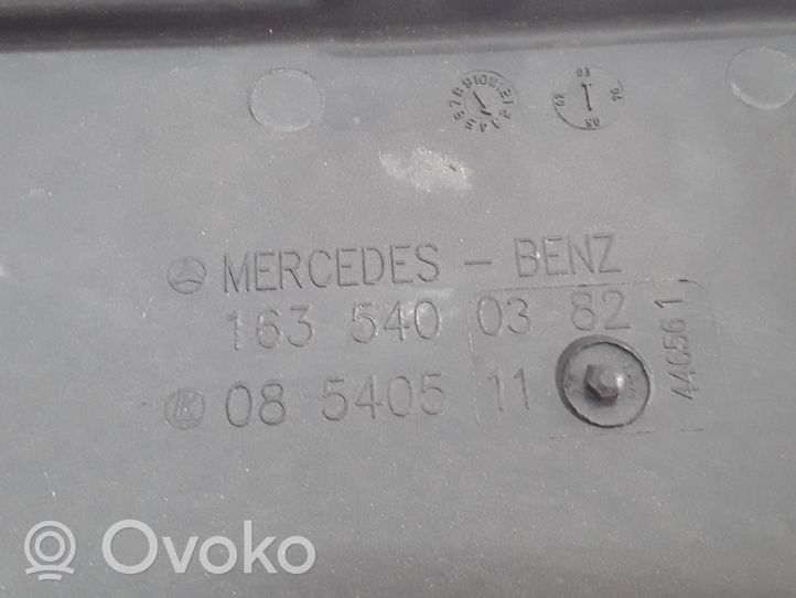 Mercedes-Benz ML W163 Coperchio scatola dei fusibili 1635400382