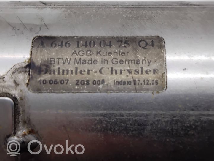 Mercedes-Benz E W211 EGR-venttiili/lauhdutin A6461400475