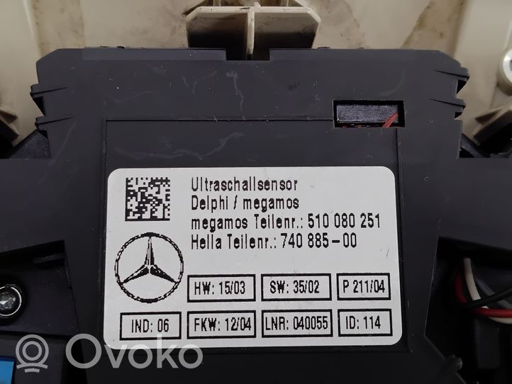 Mercedes-Benz E W211 Interruttore tettuccio apribile A2118201412