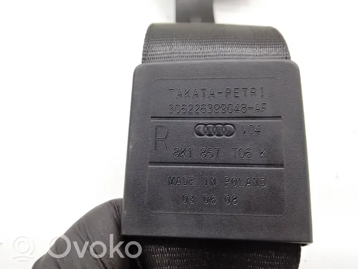 Audi A4 S4 B8 8K Pas bezpieczeństwa fotela przedniego 8K1857706K