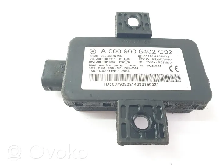 Mercedes-Benz E W212 Module de pression des pneus A0009008402