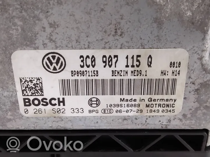 Volkswagen PASSAT B6 Centralina/modulo del motore 3C0907115Q