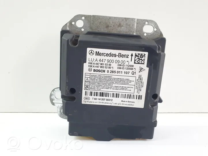 Mercedes-Benz Vito Viano W447 Airbag control unit/module A4479000900