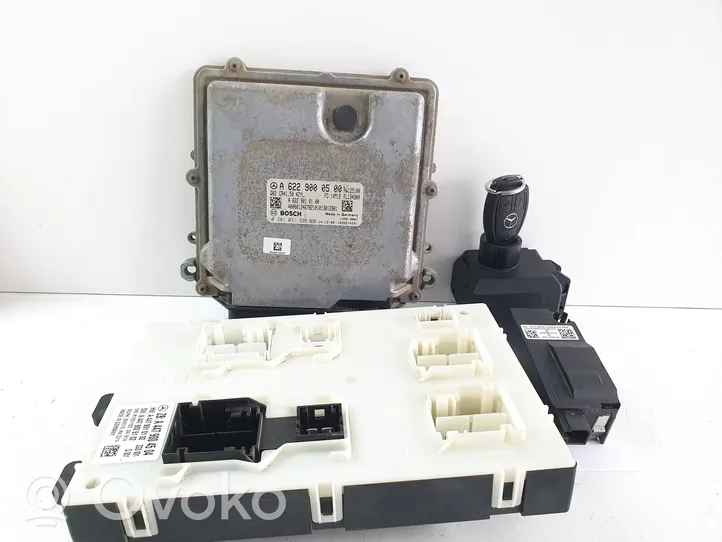 Mercedes-Benz Vito Viano W447 Kit centralina motore ECU e serratura A6229000500