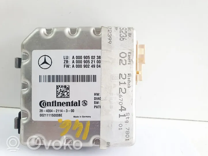 Mercedes-Benz E W212 Vējstikla kamera A0009050238
