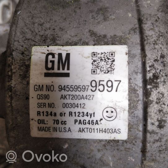 Opel Insignia A Compressore aria condizionata (A/C) (pompa) 945595979597