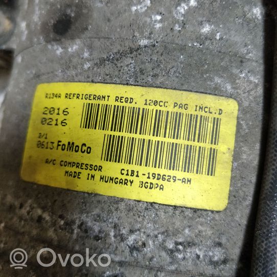 Ford Fiesta Ilmastointilaitteen kompressorin pumppu (A/C) C1B119D629AN