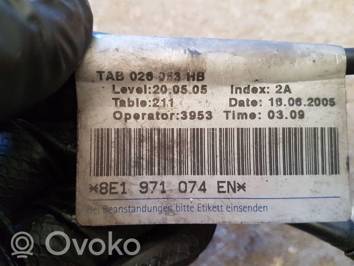 Audi A4 S4 B7 8E 8H Cablaggio per l’installazione del motore 8E1971074EN