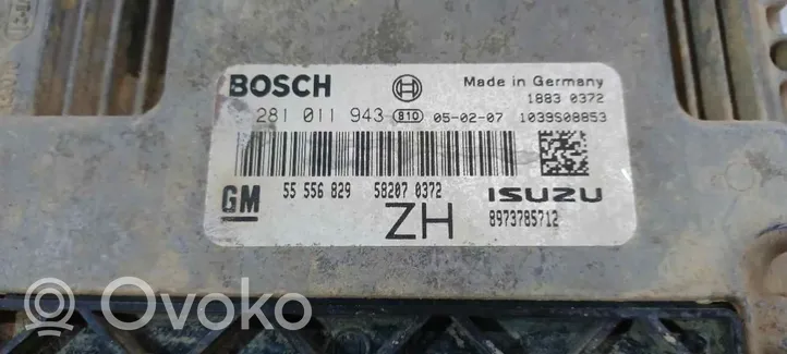 Opel Astra H Sterownik / Moduł ECU 281011943