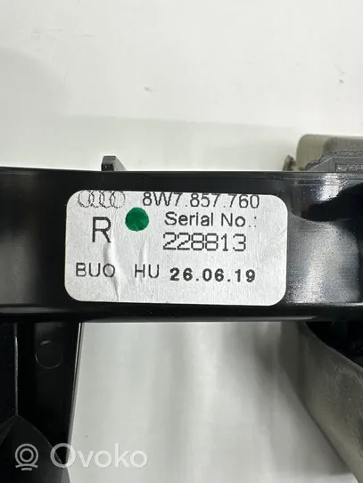 Audi A5 Silniczek regulacji pasów bezpieczeństwa 8W7857760