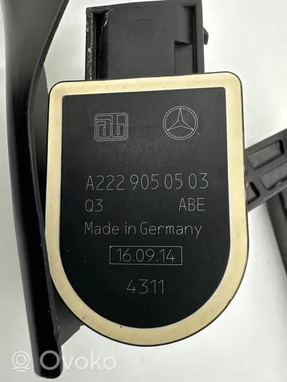 Mercedes-Benz S W222 Sensore di livello altezza posteriore sospensioni pneumatiche A2229050503