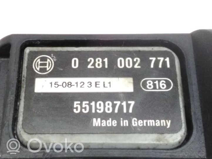 Opel Zafira B Capteur de pression d'air 0281002771