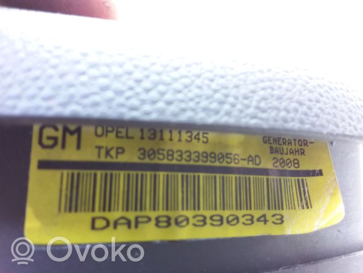 Opel Astra H Poduszka powietrzna Airbag kierownicy 13111345