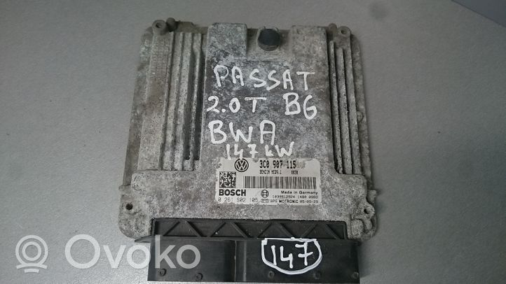 Volkswagen PASSAT B6 Sterownik / Moduł ECU 3C0907115