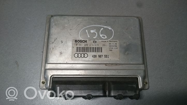 Audi A6 S6 C5 4B Centralina/modulo del motore 4D0907551