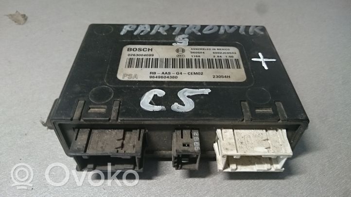Citroen C5 Unité de commande, module PDC aide au stationnement 0263004089